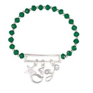 Holiday Cheer Stretch Braclet with JOY Charm